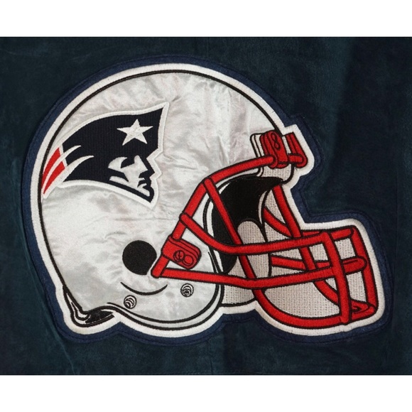 New England Patriots Leather Suede Jacket XXL - Picture 5 of 16